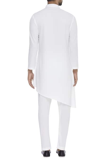 Nautanky Asymmetric Plain Kurta Set 