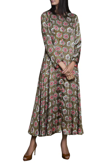 Swati Vijaivargie Floral Print Kurta  