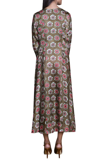 Swati Vijaivargie Floral Print Kurta  