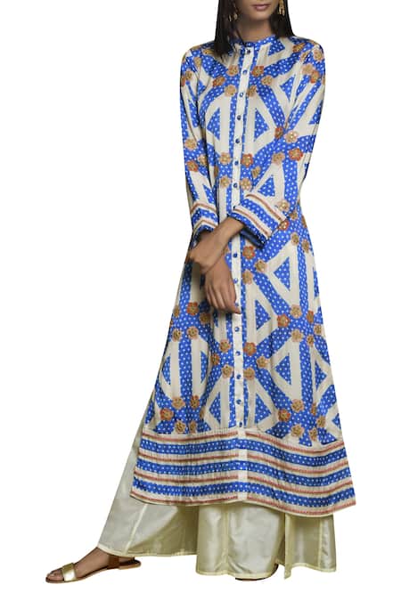 Swati Vijaivargie Embroidered Long Kurta  