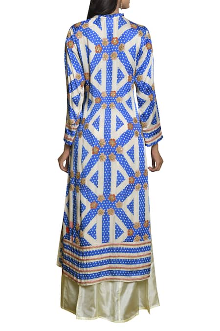 Swati Vijaivargie Embroidered Long Kurta  