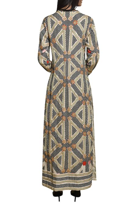 Swati Vijaivargie Embroidered Long Kurta  