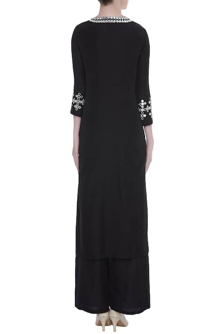 Preeti S Kapoor Chanderi Kurta & Palazzo Set 