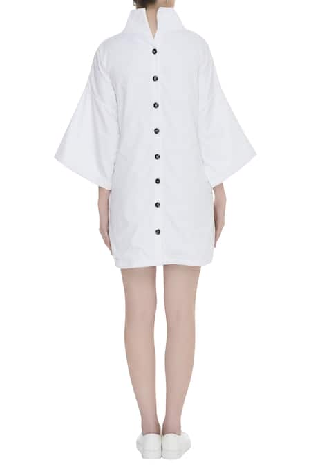 Ankita Cotton Polo Neck Dress 