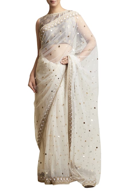 Sue Mue Saree with Embellished Blouse 