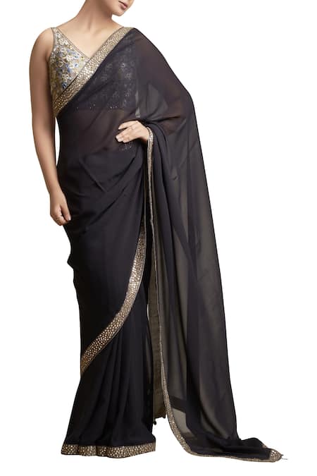 Sue Mue Saree with Embroidered Blouse 