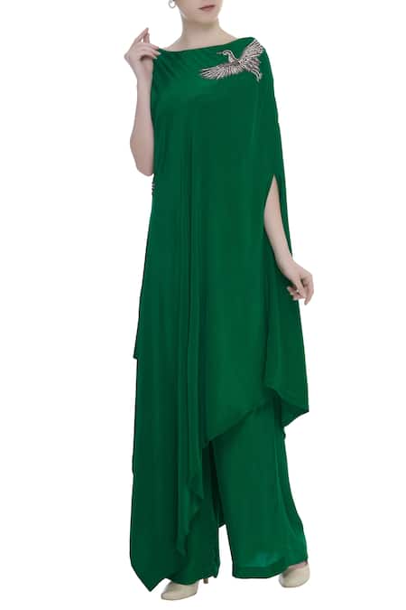 Rajat K Tangri Hand embroidered kurta with palazzo 