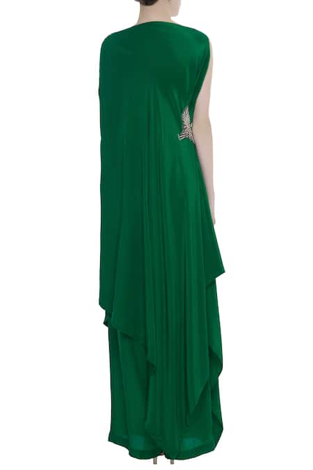 Rajat K Tangri Hand embroidered kurta with palazzo 