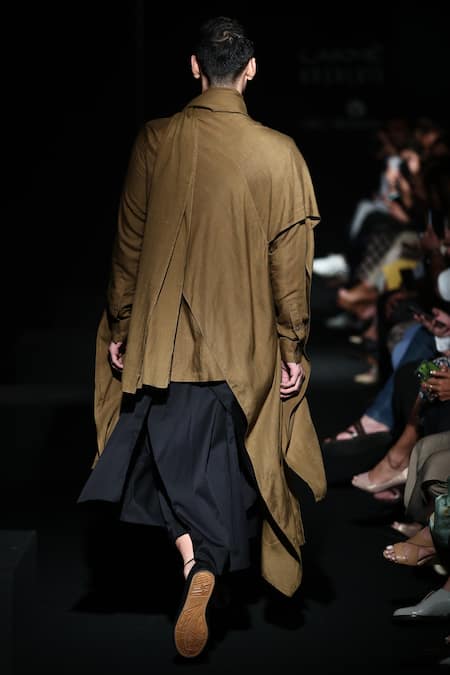 Antar Agni Cotton Satin Draped Salwar 