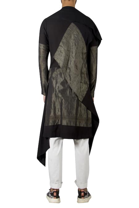 Antar Agni Asymmetrical Cape Style Kurta 