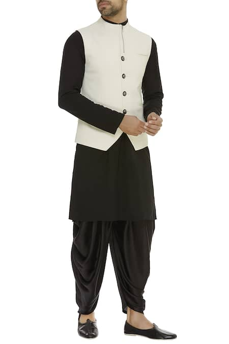 Vikram Bajaj Zipper detailed nehru jacket 