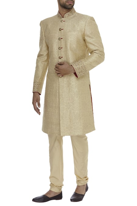 Vanshik Zardozi Embroidered Sherwani With Churidar 
