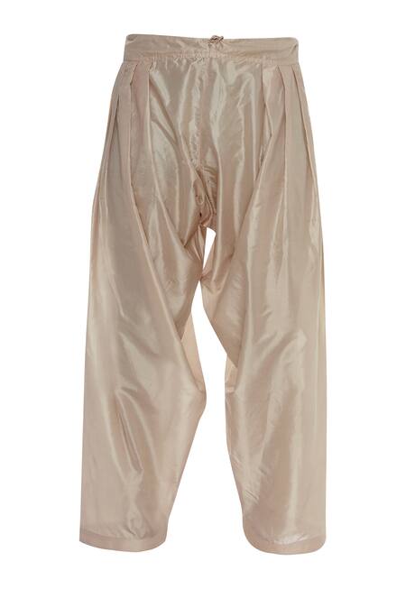 Shop_Vanshik_Grey Brocade Embroidery Zardozi Sherwani Set _Online_at_Aza_Fashions