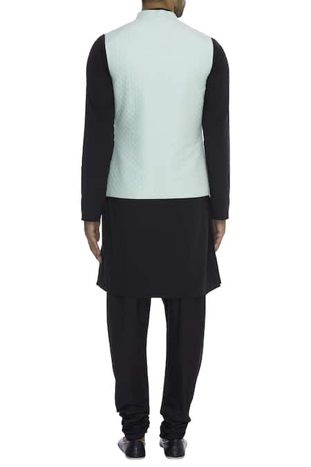 Bubber Couture Cotton Silk Reversible Bundi 