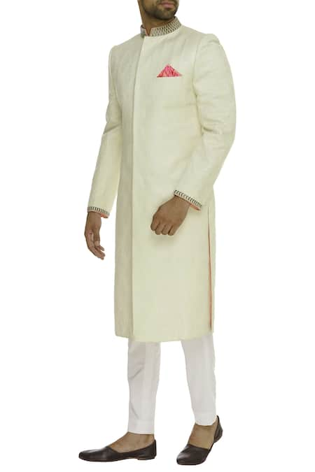 BUBBER COUTURE Brocade Embellished Sherwani 