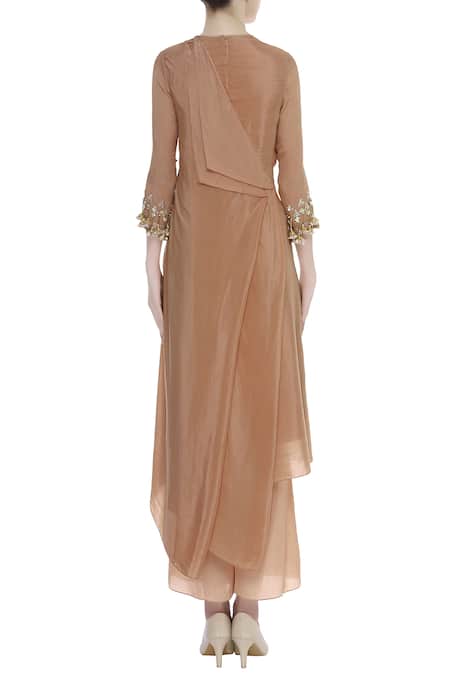 Nidhika Shekhar Asymmetric Kurta With Palazzo Pants 