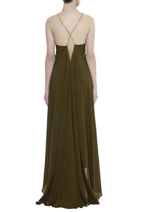 Deme By Gabriella Halter Gown 