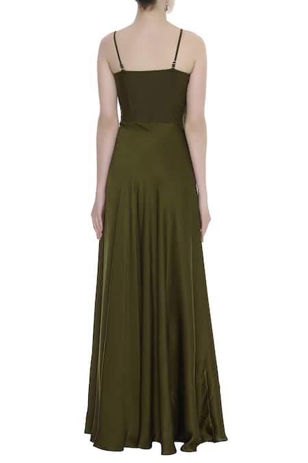 Deme By Gabriella Draped Gown 