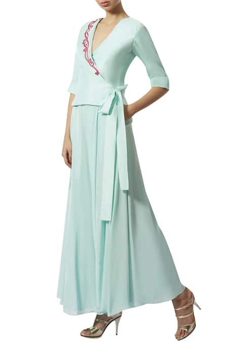 Limerick By Abirr N' Nanki Pleated Palazzo Pants 