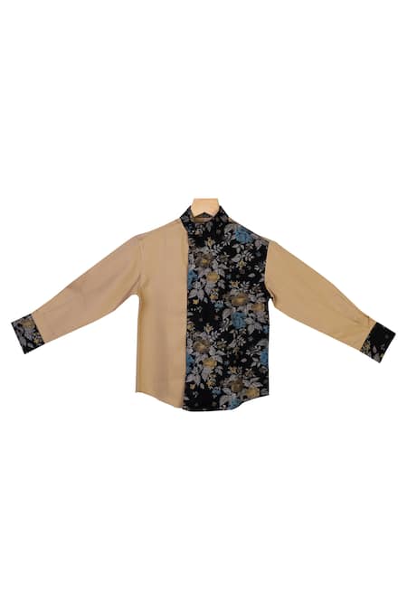 The Blue Morphology Floral Printed Shirt  