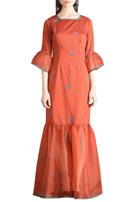 Sahil Kochhar Embellished Maxi Dress 