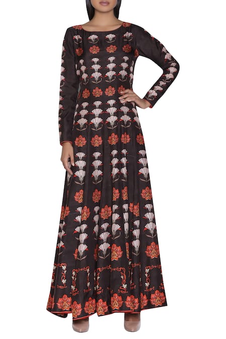 Nautanky Printed anarkali kurta 