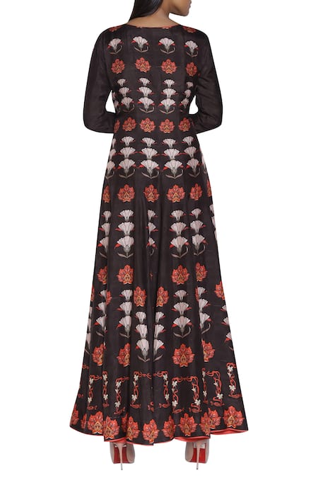 Nautanky Printed anarkali kurta 