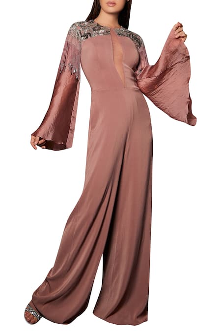 Babita Malkani Flared Sleeves Tassel Jumpsuit  