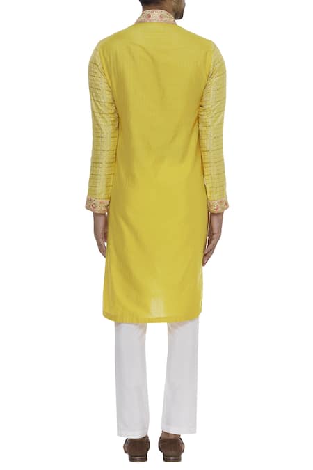 Kunal Anil Tanna Checkered Kurta With Pants 