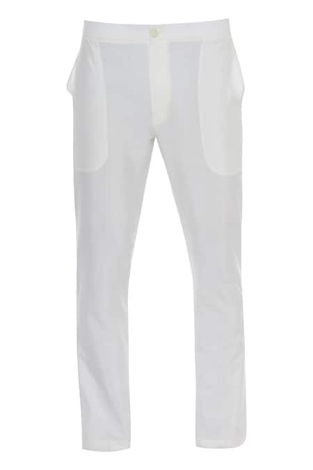 Buy_Kunal Anil Tanna_Blue Chanderi Embroidery Zari And Thread Kurta Set  _Online_at_Aza_Fashions