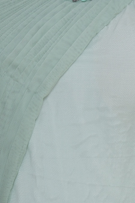 Ridhi Arora_Green Sequin Embellished Gown _at_Aza_Fashions