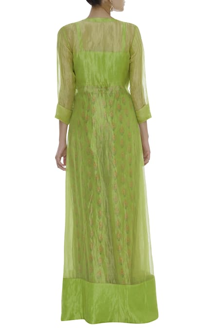 Label Anushree Embroidered Jacket Pant Set 