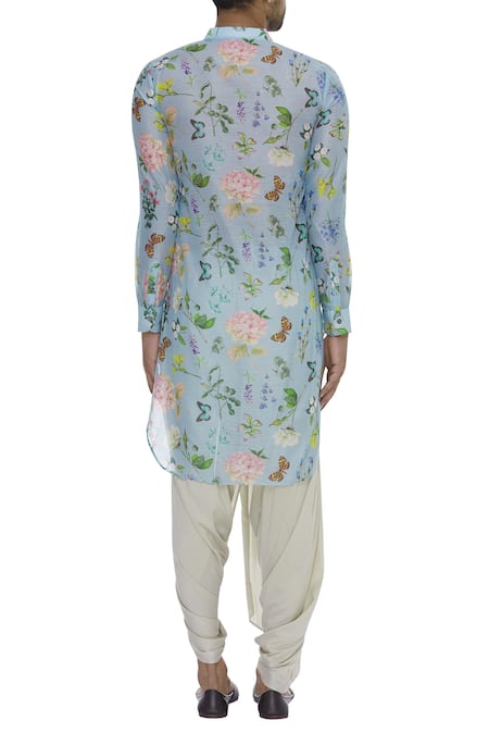Pranay Baidya Printed full sleeves kurta 