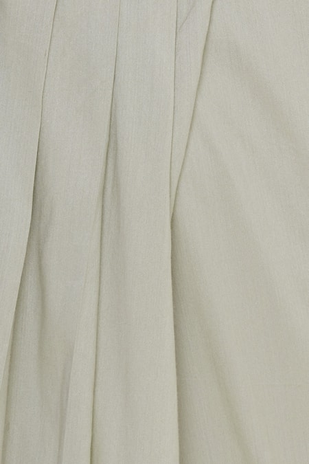 Buy_Pranay Baidya_Ivory Drape Dhoti Pants _Online_at_Aza_Fashions