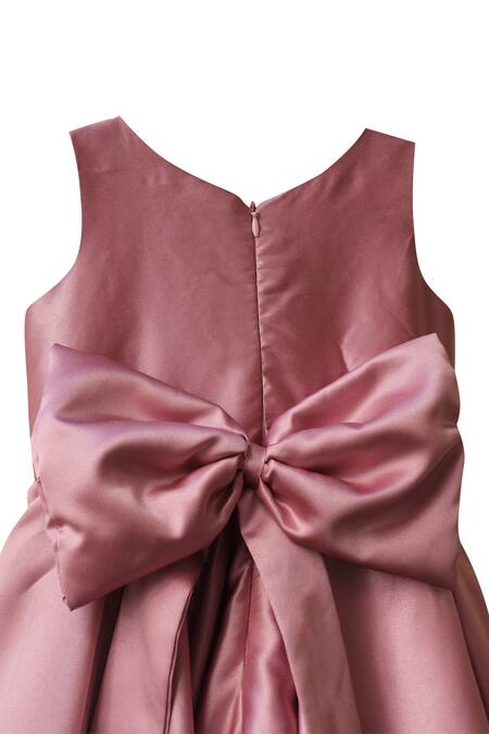 Buy_Pwn_Purple Back Bow Floral Embroidered Gown _Online_at_Aza_Fashions