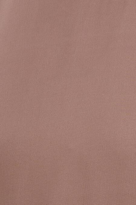 Pooja Shroff_Beige Tassel Pearl Embroidered Kurta Sharara Set_at_Aza_Fashions