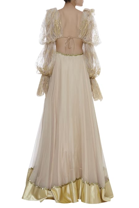 Shehlaa Khan  Embroidered Lehenga Set 