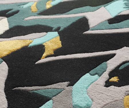 Buy Littlelooms Multi Color Hand Tufted Blend Of 50% New Zealand Wool And50% Classic Canvas Rug Online at Aza Fashions Buy_Littlelooms_Multi Color Hand Tufted Blend Of 50% New Zealand Wool And50% Classic Canvas Rug_Online_at_Aza_Fashions