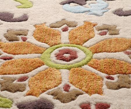 Buy_Littlelooms_Multi Color Hand Tufted Blend Of 50% New Zealand Wool And50% Classic Floral Rug_Online_at_Aza_Fashions