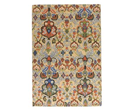 Shop_Littlelooms_Multi Color Hand Tufted Blend Of 50% New Zealand Wool And50% Classic Hued Rug_at_Aza_Fashions