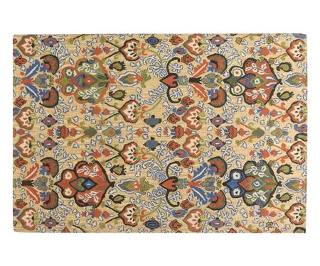 Littlelooms Multi Color Hand Tufted Blend Of 50% New Zealand Wool And50% Classic Hued Rug Online at Aza Fashions Littlelooms_Multi Color Hand Tufted Blend Of 50% New Zealand Wool And50% Classic Hued Rug_Online_at_Aza_Fashions