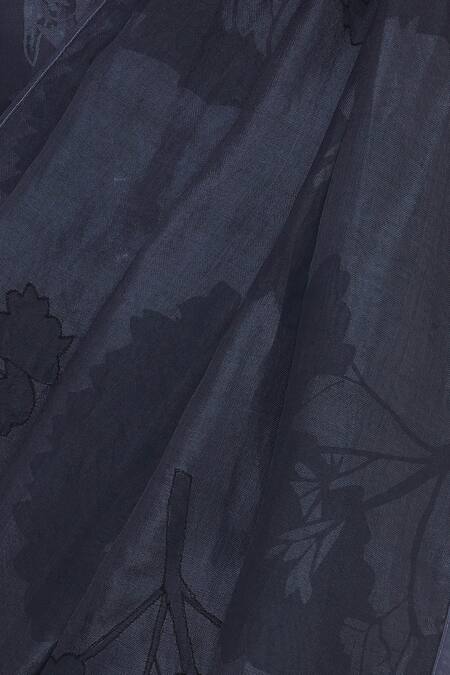 Shop Shagun Manchanda Grey Silk Organza Embroidered Handcrafted And Saree Online at Aza Fashions Shop_Shagun Manchanda_Grey Silk Organza Embroidered Handcrafted And Saree _Online_at_Aza_Fashions