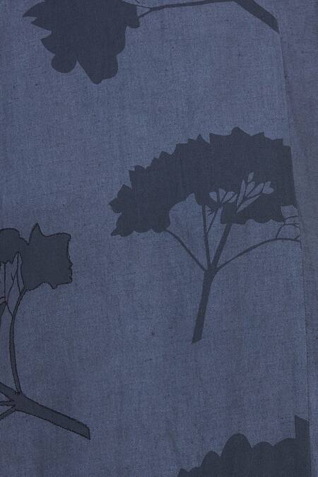 Shagun Manchanda Grey Embroidered And Hand Painted Kurta at Aza Fashions Shagun Manchanda_Grey Embroidered And Hand Painted Kurta _at_Aza_Fashions