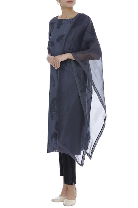 Shagun Manchanda Silk organza border dupatta 