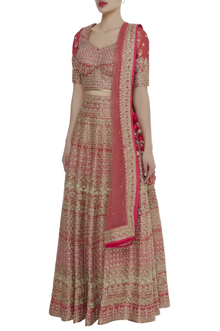 Buy Bridal Lehenga Online for Women/Men/Kids in India - Etashee-DIR117437