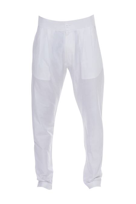 Shop_Manish Malhotra_Pink Resham Embroidered Classic Kurta Set_Online_at_Aza_Fashions