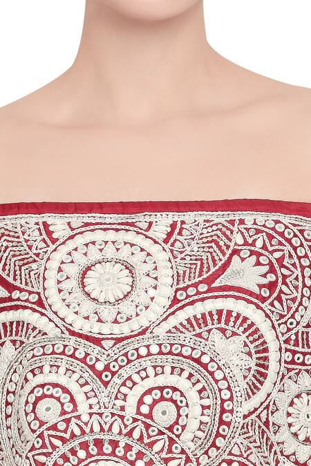 Shop Roshni Chopra Embroidered Cape Blouse And Palazzo Set Online at Aza Fashions Shop_Roshni Chopra_Embroidered Cape Blouse And Palazzo Set_Online_at_Aza_Fashions