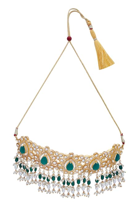 Moh-Maya by Disha Khatri Gold Plated Kundan Encrusted Choker