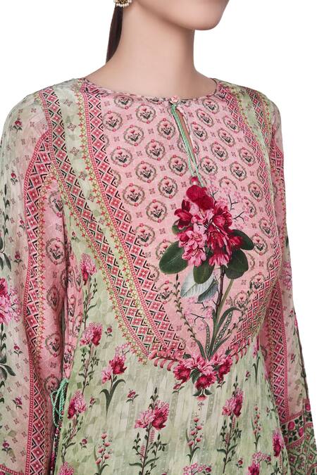 Anita Dongre_Floral Printed Kurta_Online_at_Aza_Fashions