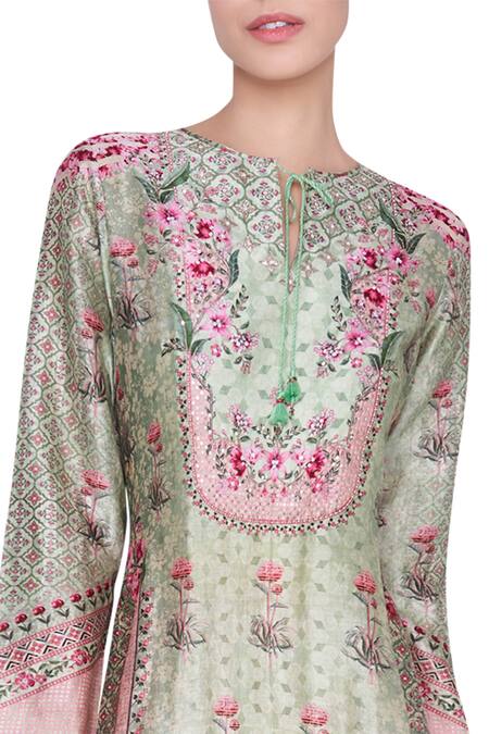 Anita Dongre Floral Printed High Low Tunic Online at Aza Fashions Anita Dongre_Floral Printed High Low Tunic_Online_at_Aza_Fashions